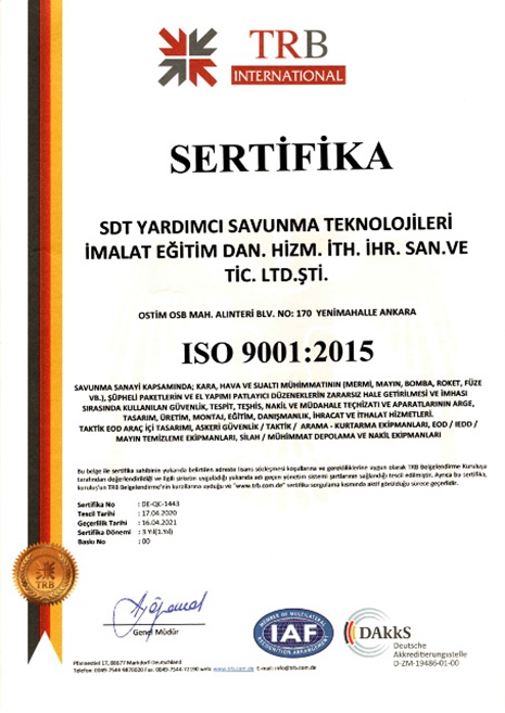 EMS-100 Sertifika